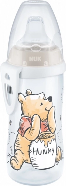 Nuk fc vaikiškas buteliukas Active Cup Disney Mikė Pūkuotukas 300 ml smėlinės spalvos