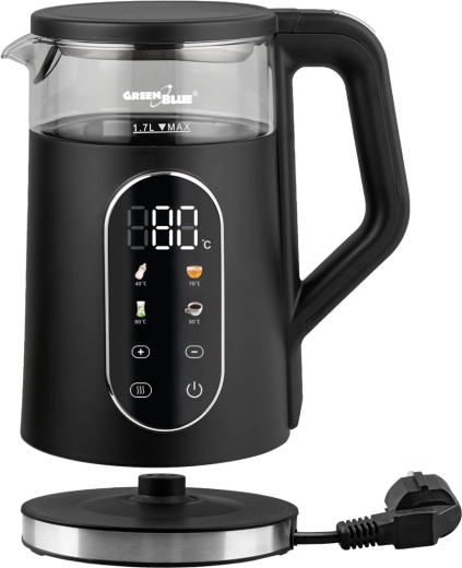 Greitas kaitinimas 2200 W ir didelė 1,7 l talpa