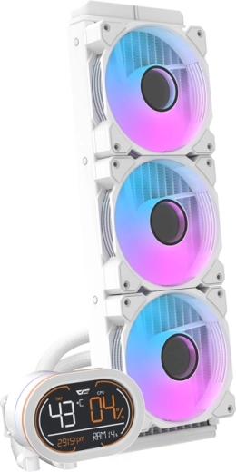 ARGB lighting and clean white design