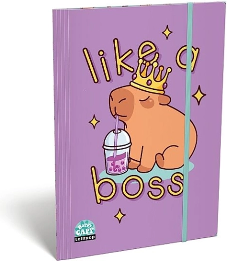 A5 segtuvo aplankas LizzyCard capybara