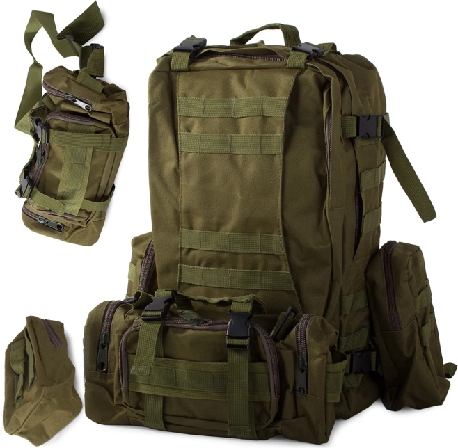 Military Tactical Survival Backpack 48.5 L