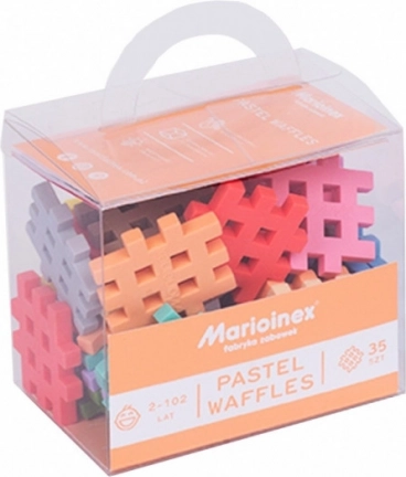 Blocks Waffle Mini Pastel 35 pieces