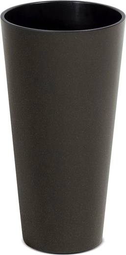 Tubus Slim Eco Wood Planter with Insert 30 cm – Coffee