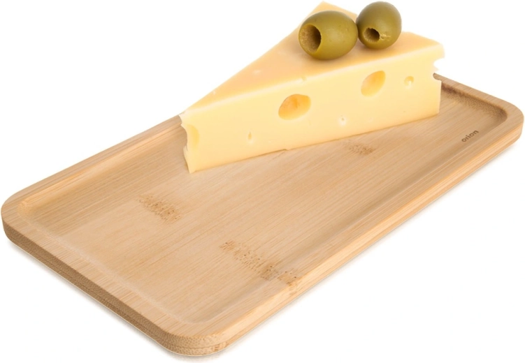 Bambukinė serviravimo lėkštė užkandžiams 20 × 11 cm