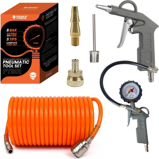 Renew Force 6-in-1 pneumatic tool set for compressor