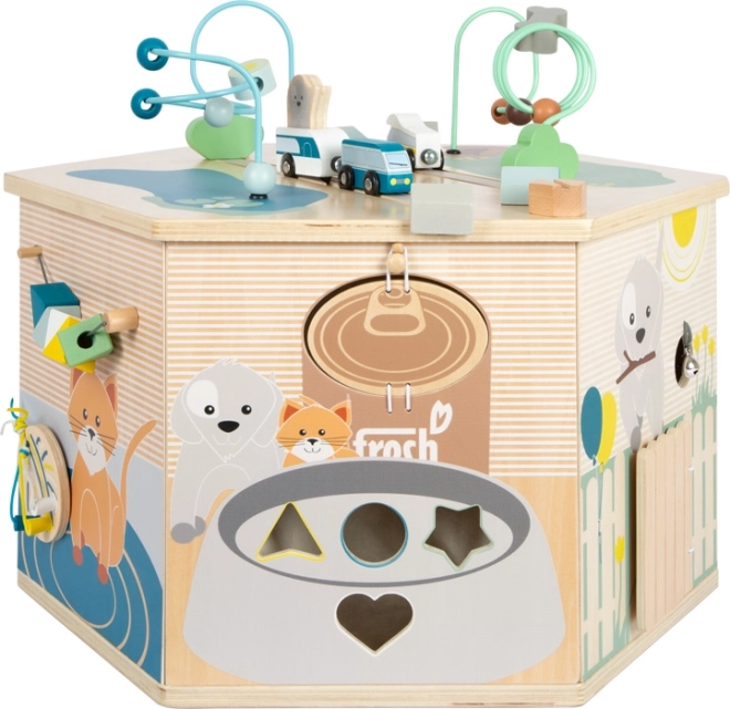 SMALL FOOT Pets XXL Motor Skills Activity Cube
