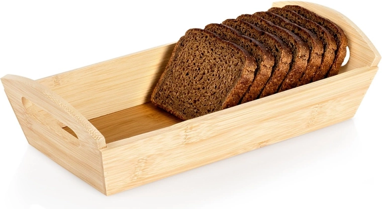 Bamboo bread basket 29 × 14 × 7.5 cm