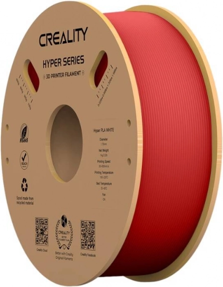 Creality Hyper PLA filamento gija raudona 1,75 mm 1 kg