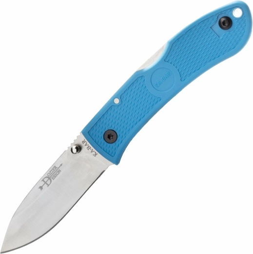 Sulankstomas peilis KA-BAR Dozier Hunter, mėlynas Zytel, 7,5 cm