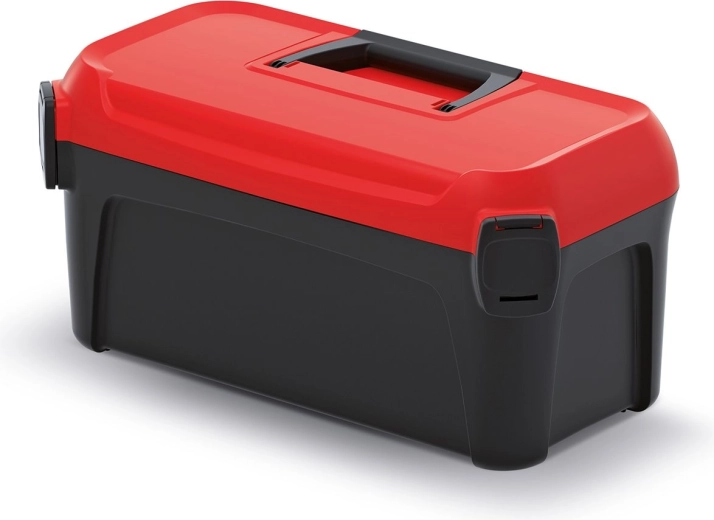 SMART Tool Box 16 l, 380 × 234 × 225 mm, black with red lid
