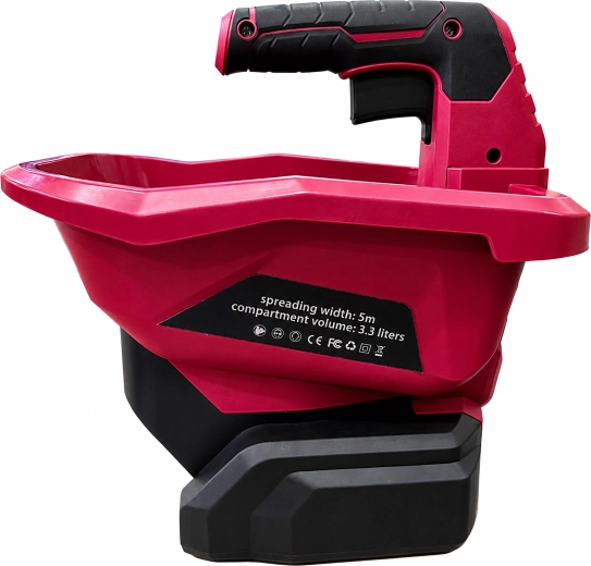 3.3 L hopper for longer work without refilling