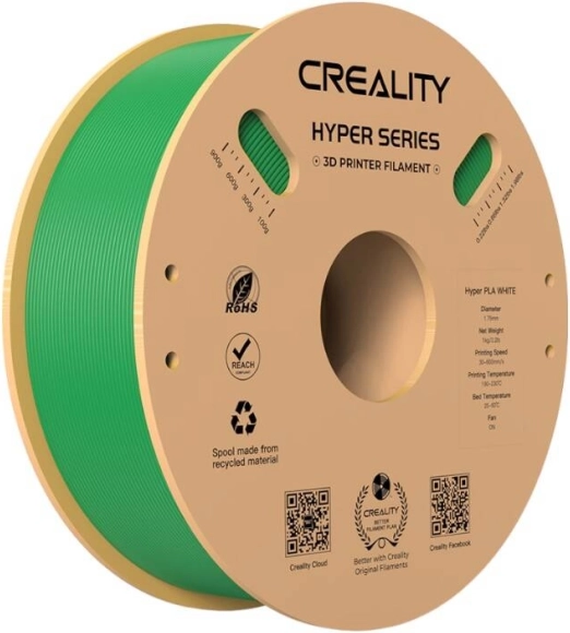 Filamentas CREALITY Hyper PLA žalias 1,75 mm, 1 kg