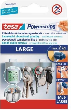Dvipusė lipni juosta daiktams Tesa (5 × 2 vnt.)