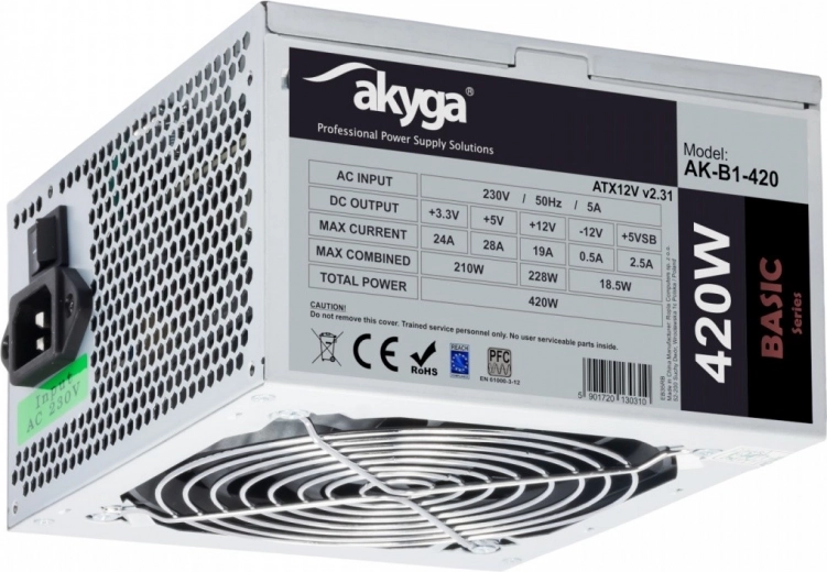 Akyga ATX power supply 420W