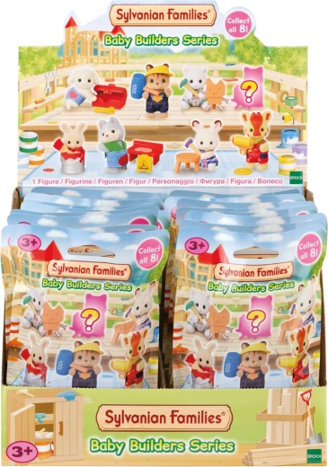 Sylvanian Families kūdikėliai statybininkai aklame maišelyje