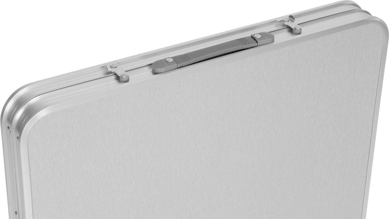 Suitcase with handle for easy carrying