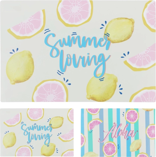Plastikinė stalo servetėlė Aloha/Summer 43,5 × 28,5 cm
