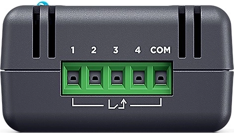4 dry-contact inputs for monitoring external devices