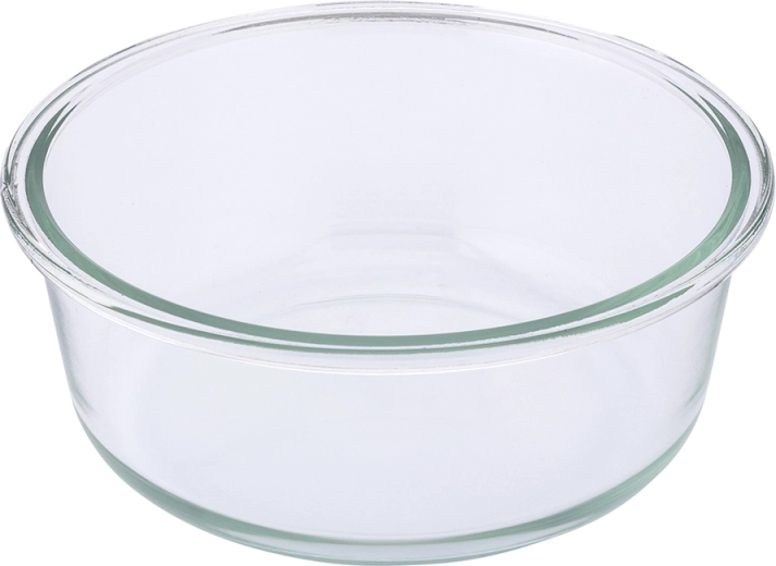 Round shape for easy mixing and access to contents