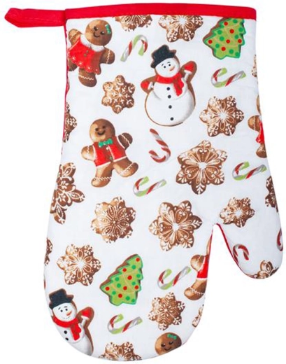 Christmas Kitchen Oven Mitt Gingerbread 19 × 27 cm