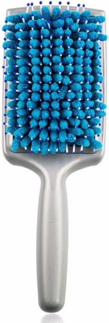 Microfiber Hair Brush - Blue