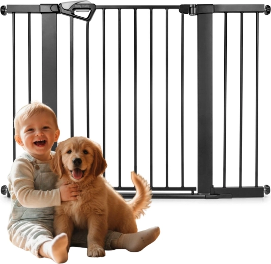 Safety stair gate Guardy 118 black