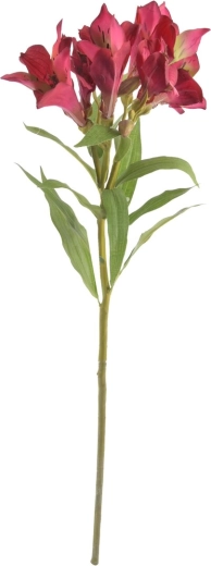 Artificial Red Lily 63 cm