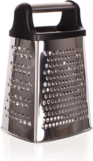 Four-sided stainless steel grater with plastic handle Culinaria 21.5 cm