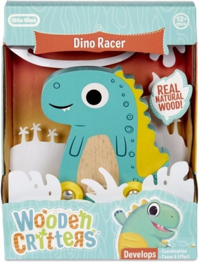Wooden Toy Dino Racer by Little Tikes