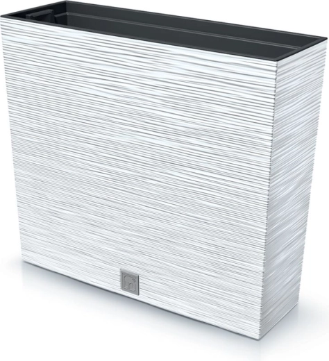 garden planter with insert FURU CASE T 58 cm white