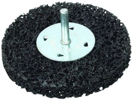 Nylon abrasive brush with shank 100 mm