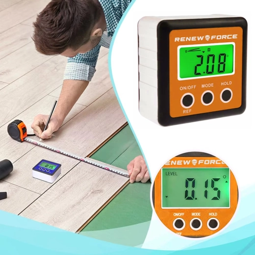 Backlit LCD and practical HOLD/REF functions