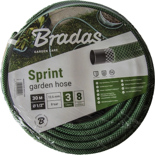 SPRINT Garden Hose 1/2" 30 m Opaque Green