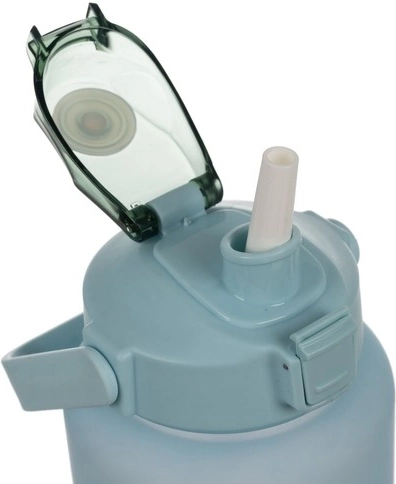 Leak-tight lid with anti-spill safety lock