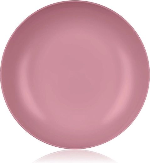Gili lėkštė 22 cm Culinaria tamsiai rožinė plastikinė