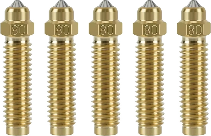 Elegoo set of hardened 0.8 mm nozzles for the Centauri Carbon 3D printer