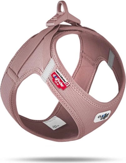 Curli Air-Mesh šunų petnešos su sagtimi, rožinės spalvos, dydis L (8–13 kg)