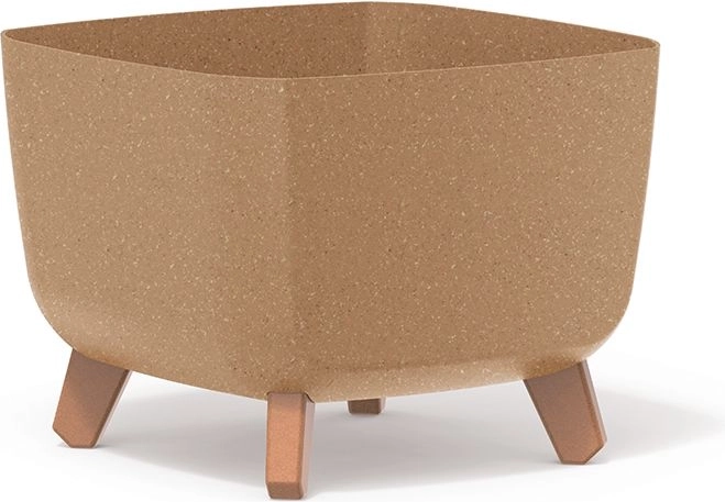 Gracia Square Eco Wood Planter 29 × 29 × 22 cm, natural