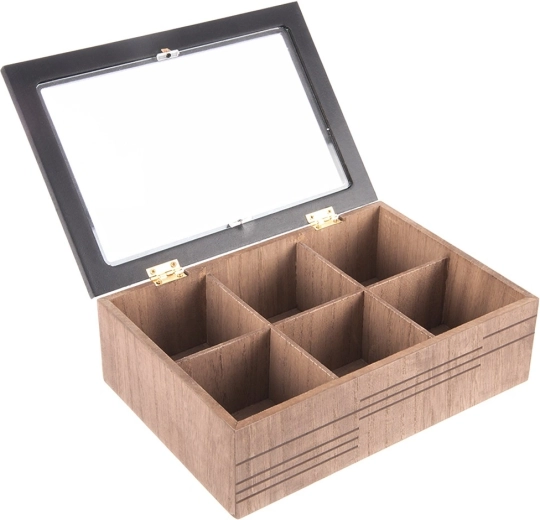 6 practical compartments for order and freshness