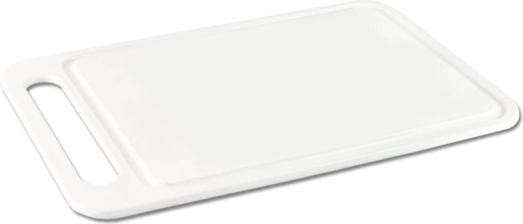 Serving and Cutting Plastic Board 35 × 23 cm, White