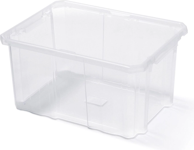 Plastikinė laikymo dėžė Cargobox 300 × 200 × 165 mm – permatoma