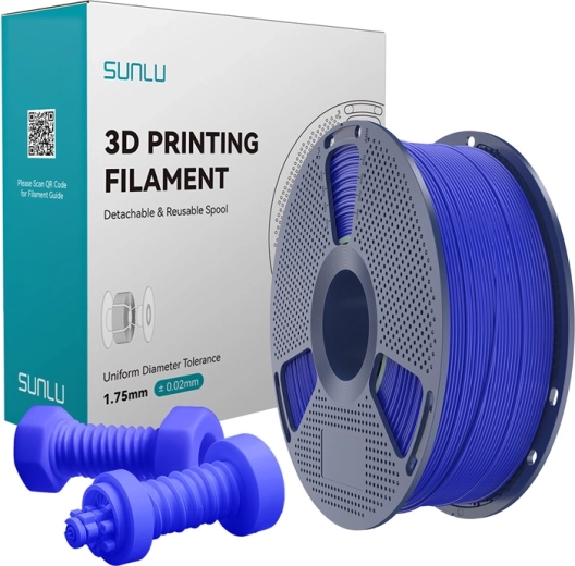Didelio greičio ABS filamentas Sunlu 1,75 mm 1 kg mėlynas
