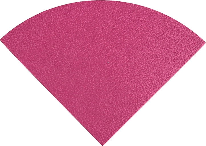 Double-sided eco-leather coaster 12 × 12 cm in burgundy and dark blue