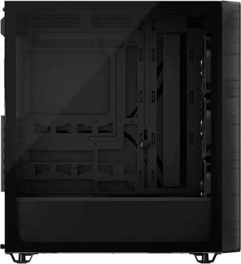 Space for long graphics cards and anti-sag protection
