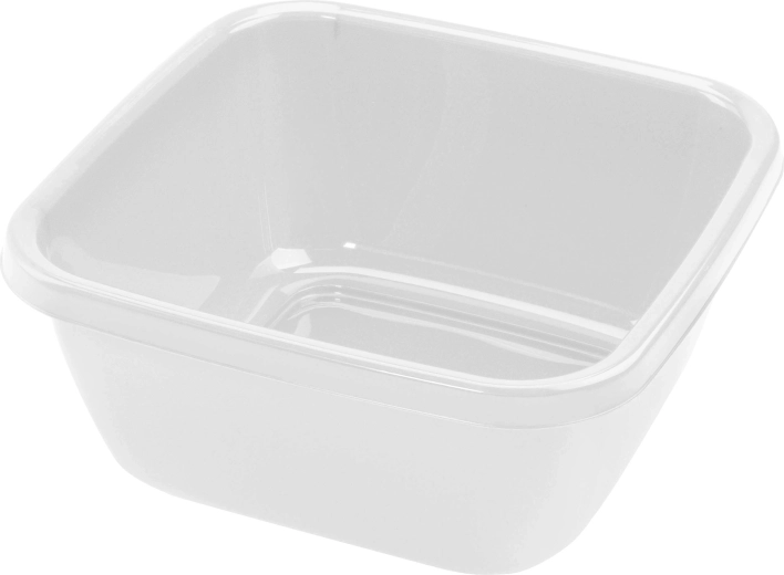 HEIDRUN Plastic Square Wash Basin 9 l