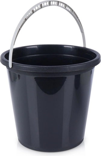 Plastikinis juodas kibiras 10 l