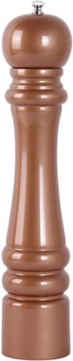 Wooden salt and pepper mill 35 cm copper