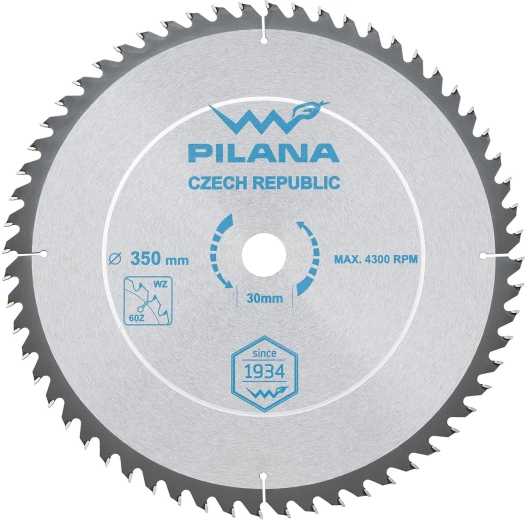 Saw blade PILANA SK 5255 WZ 350 mm, 60 teeth