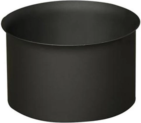Flue Wall Sleeve 150 mm, thickness 1.5 mm, black