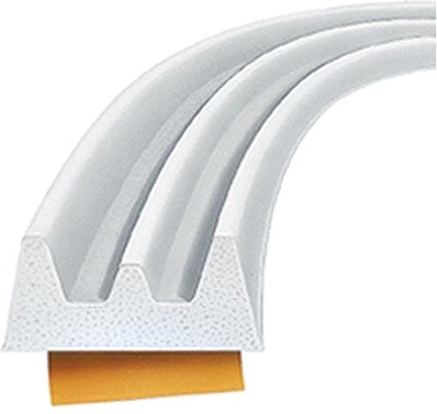 Window and Door Seal E profile 9 × 4 mm, white, 100 m